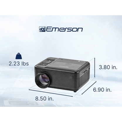 Emerson 120" Home Theater LCD Projector with Built-In TV Tuner and DVD