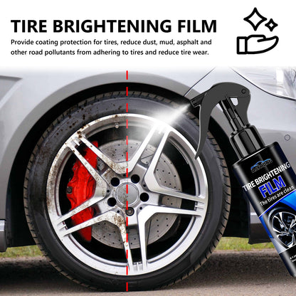 Tire Brightening Film, Wheel Retreading Clean Polished Brightening Multi-Functional Wheels From Spray Paint