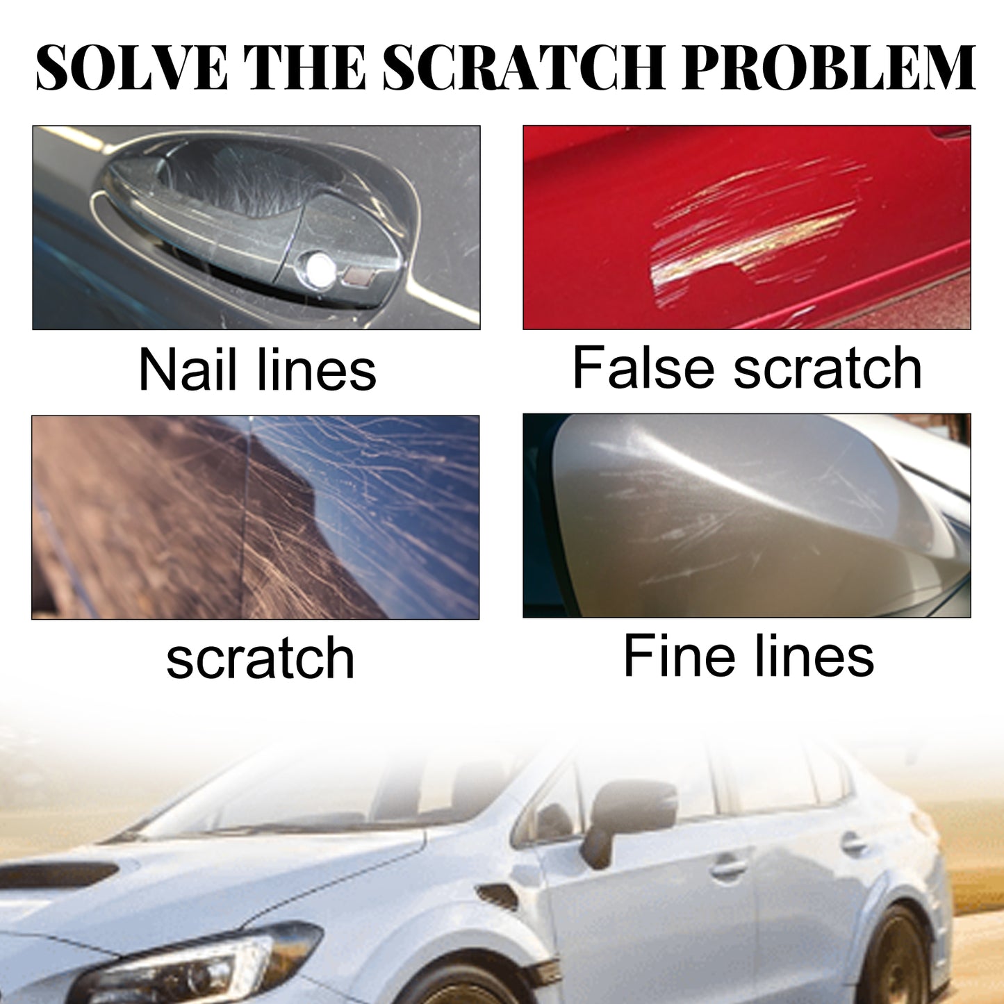 Nano Car Scratches Repairing Polish Paste, Body Paint Scratches Repair Polishing Decontamination Maintenance Brightening Care Agent