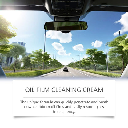 Automotive Glass Oil Film Cleaning Cream, Effectively Clean Glass Stains And Oil Stains Clear Vision