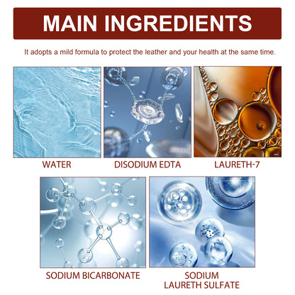Cleaning Cream, Car Seat Instrument Panel Leather Cleaning Decontamination Maintenance Refurbishment Cream