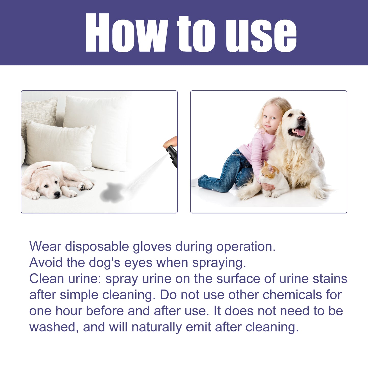 Pet Deodorant Spray To Remove Odors, Dogs And Cats To Remove Urine Odor Body Odor Feces Smell Clean Air