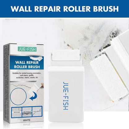 Jue-Fish Wall Repair Roller Brush, White Paint Renovation, Moisture And Crack Prevention, Graffiti Cover Repair Wall Paint