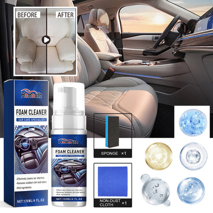 Foam Cleaner, Leather Interior Instrument Panel Clean Dust Reconditioning Agent