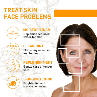 Turmeric Face Cream, Reduces Fine Lines And Spots Moisturizes Anti Wrinkles Face Cream