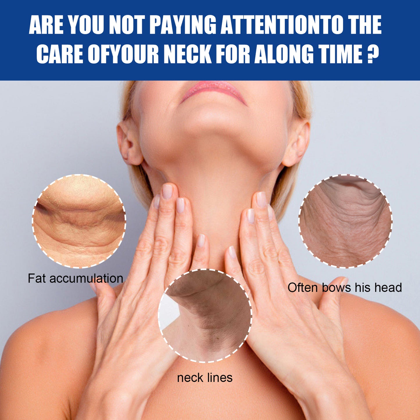 Neck Collagen Whitening Cream Reduces Neck Lines Shape Swan Neck Lift Firming Skin Hydrating Neck Cream