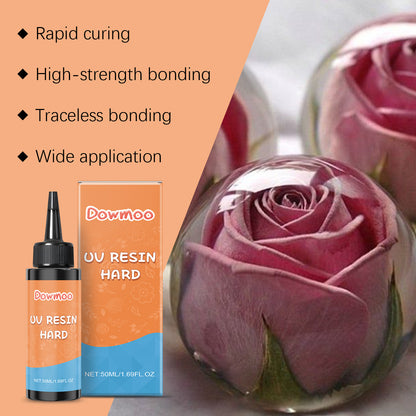 Dowmoo Uv Curing Adhesive Handmade Diy High Transparency Epoxy Resin Creative Curing Adhesive