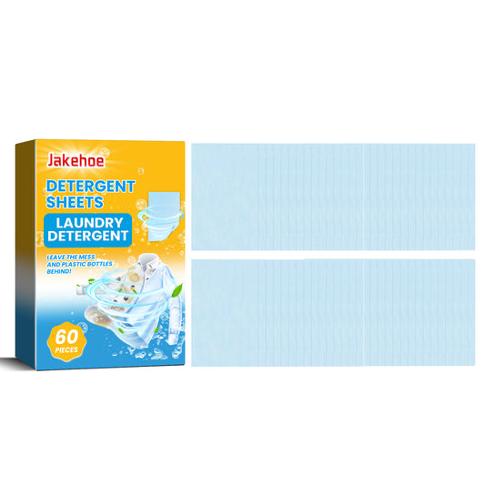 Detergent Sheets, Deep Cleaning Clothes Care Fabric Anti-Crossovers To Remove Odors Long-Lasting Fragrance Laundry Tablets