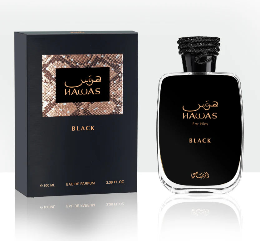 Rasasi Hawas Black Eau De Parfum 3.4oz TESTER