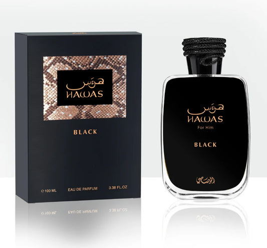 Rasasi Hawas Black Eau De Parfum 3.4oz TESTER