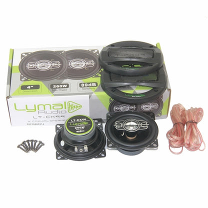 LT-CX44 4" 4-Way Coaxial Speakers 260 Watts 4-Ohm