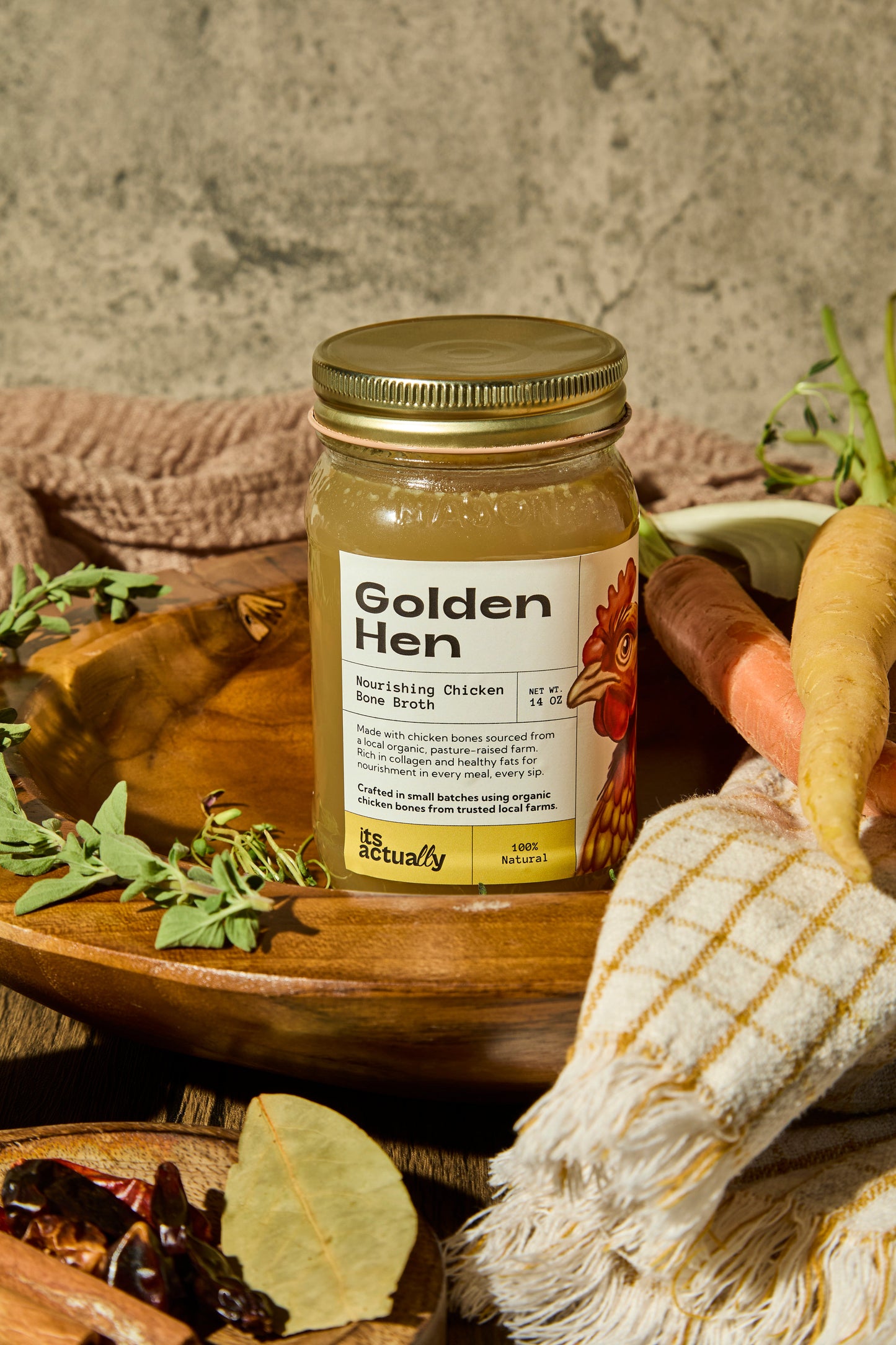 Nourishing Halal Chicken Bone Broth