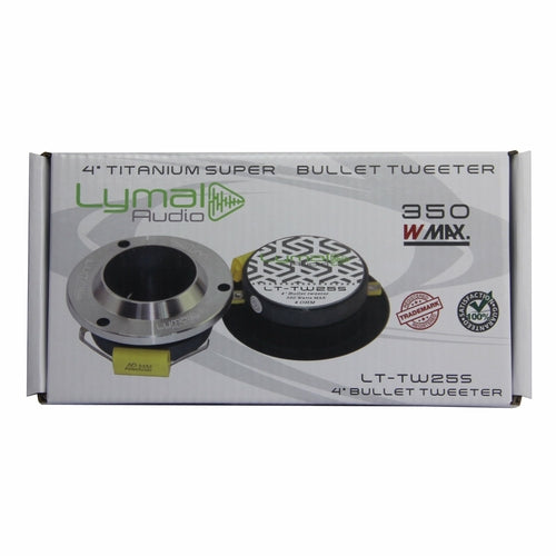 LT-TW25S PRO Bullet 3.75″ Super Tweeters Silver