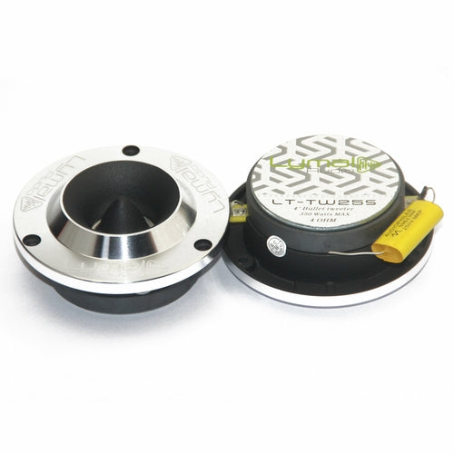 LT-TW25S PRO Bullet 3.75″ Super Tweeters Silver