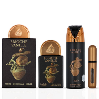 Lattafa Pride Brioche Vanille 3 Piece Gift Set