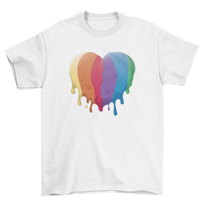 LGBT heart t-shirt