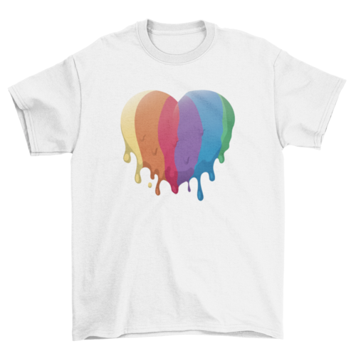 LGBT heart t-shirt