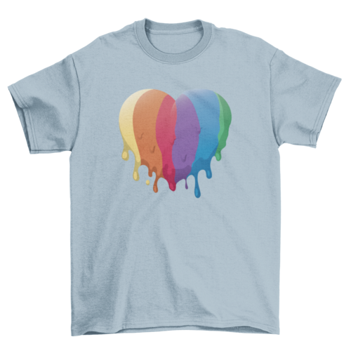 LGBT heart t-shirt