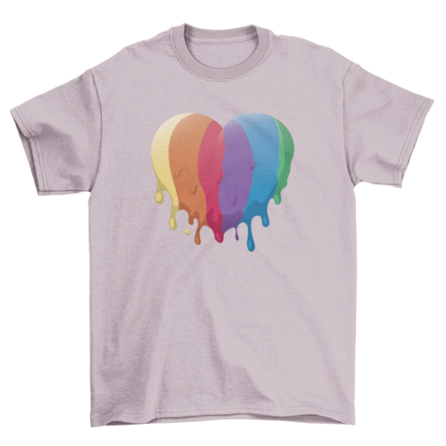 LGBT heart t-shirt
