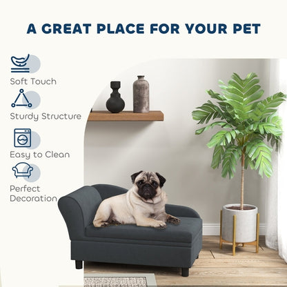 Pet Sofa Bed Couch with Storage, Pet Sofa for Cats and Small Dogs,