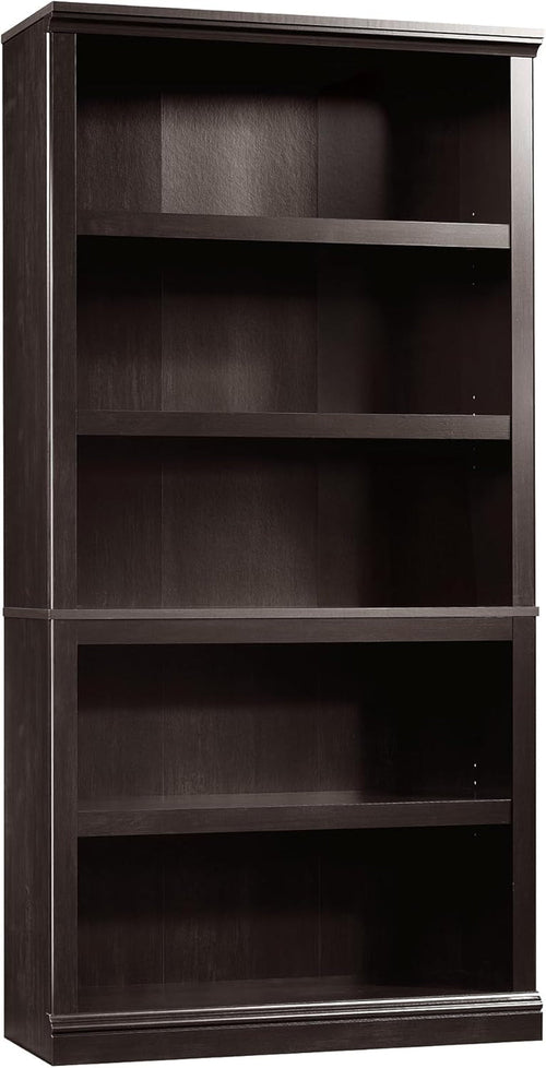 Estate Black 5 Shelf Bookcase 35.28 x 13.23 x 69.76 Inches