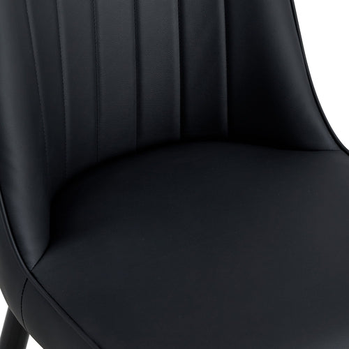 Modern Dining Chairs Set of 4 – PU Leather Upholstered Chairs with