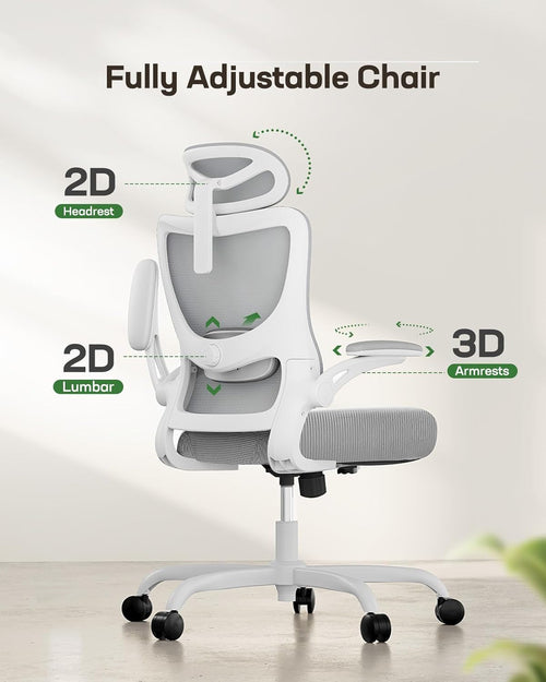 Ergonomic Mesh Office Chair With Adjustable Lumbar Support