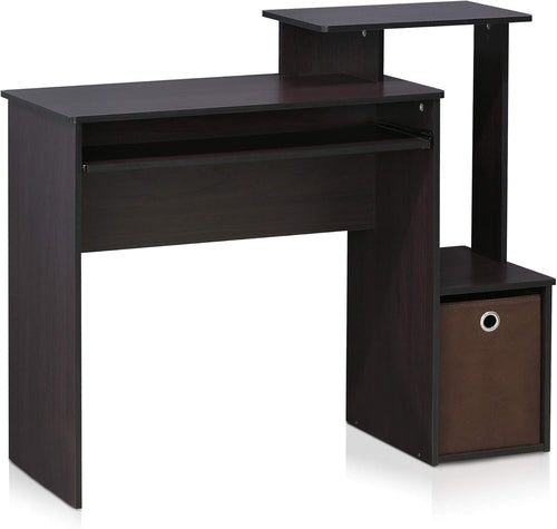 Dark Walnut Multipurpose Home Office Desk Regular Size