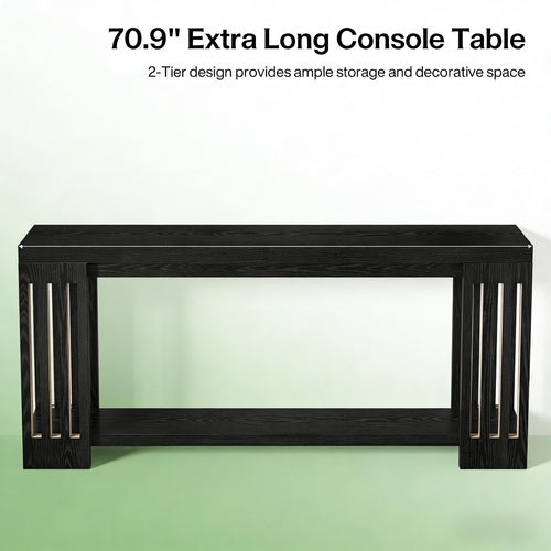 Console Table, 2-Tier Side Table,Sofa Table