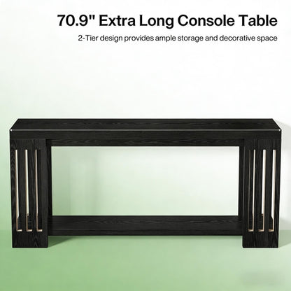Console Table, 2-Tier Side Table,Sofa Table