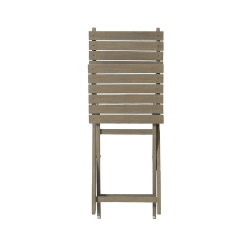 5-Piece Acacia Wood Foldable Outdoor Patio Dining Set