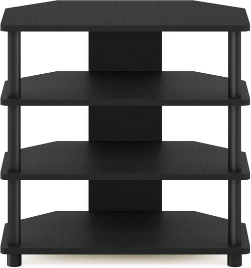 Turn-N-Tube 4-Tier Petite TV Stand Blackwood Easy Assembly