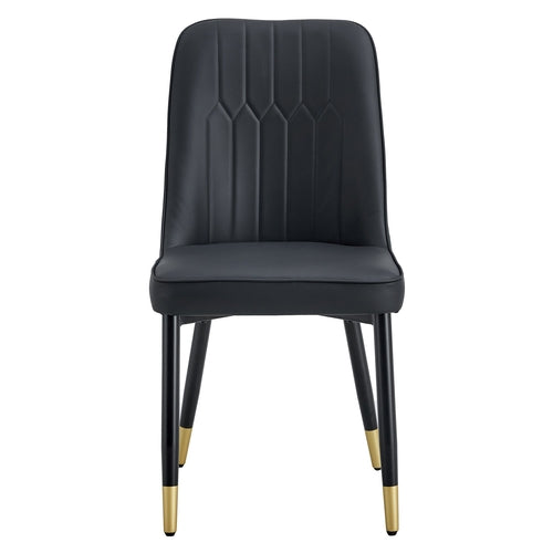 Modern Dining Chairs Set of 4 – PU Leather Upholstered Chairs with