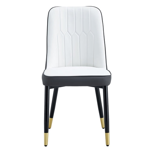 Modern Dining Chairs Set of 4 – PU Leather Upholstered Chairs with