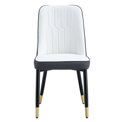 Modern Dining Chairs Set of 4 – PU Leather Upholstered Chairs with