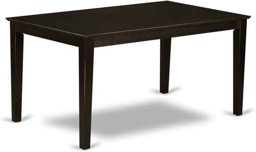 7 Piece Dining Table Set With 6 Chairs Wood Finish