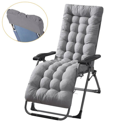 67x22in Chaise Lounger Cushion Recliner Rocking Chair Sofa Mat Deck