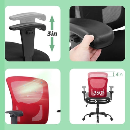 Big and Tall Office Chair With Lumbar Support For Desk