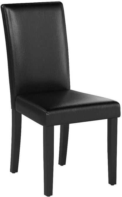 Dining Chair Set of 4 PU Leather Dining Room Chairs Upholstered
