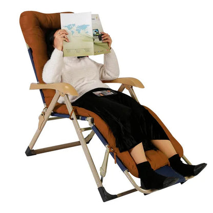 67x22in Chaise Lounger Cushion Recliner Rocking Chair Sofa Mat Deck