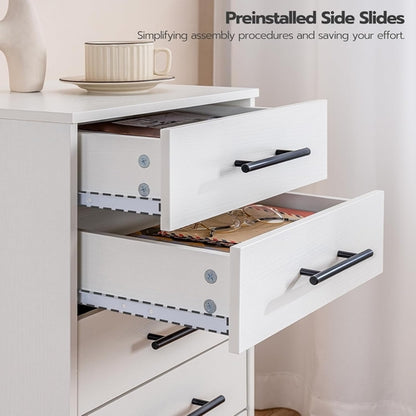 White 7 Drawer File Cabinet Storage For Home Office
