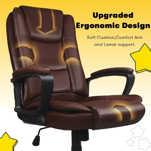 Home Office Chair, 400LBS Big and Tall Chair Heavy Duty Design,