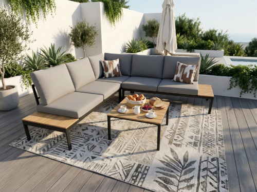 Outdoor Patio Furniture Handcrafted Sofa Set