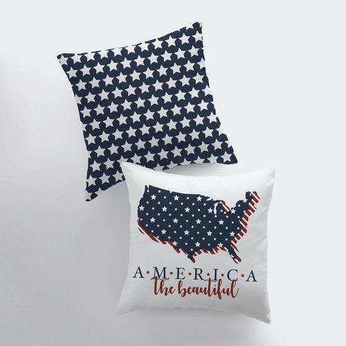 America the Beautiful Pillow