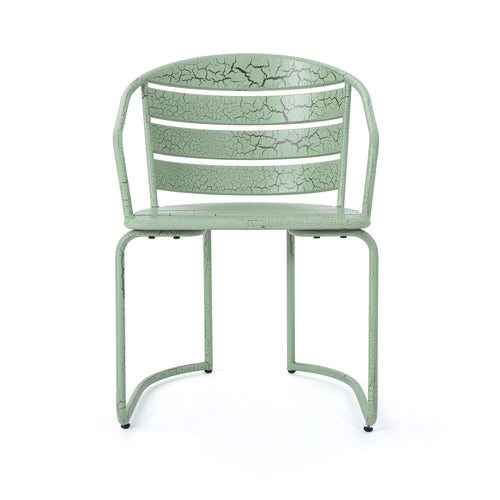 Santa Monica 3-Piece Outdoor Bistro Set – Modern Iron Patio Dining Set