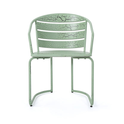 Santa Monica 3-Piece Outdoor Bistro Set – Modern Iron Patio Dining Set