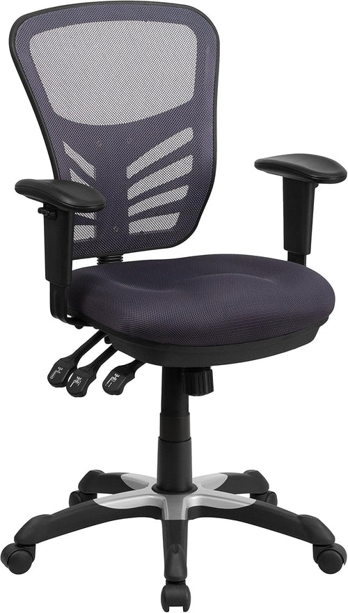 Nicholas Mid-Back Ergonomic Mesh Office Chair Dark Gray