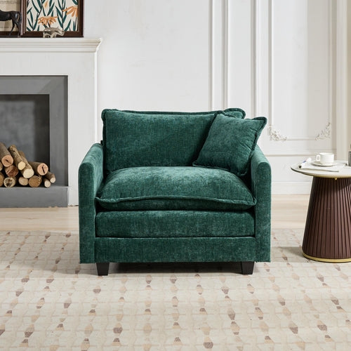 Cloud Sofa Modern Sectional Couch, Comfy Double Layer Upholstered Seat