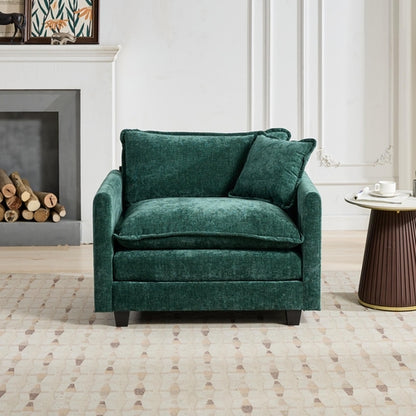 Cloud Sofa Modern Sectional Couch, Comfy Double Layer Upholstered Seat