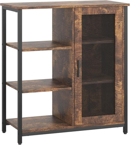 Mini Coffee Bar Cabinet Small Kitchen Buffet Farmhouse